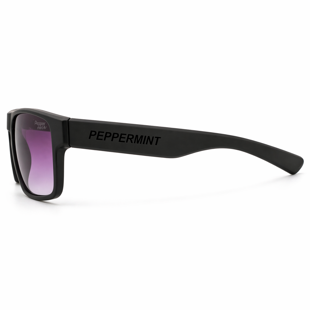 Lentes De Sol Uv400 Negro Mate Peppermint