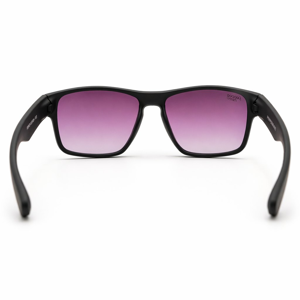 Lentes De Sol Uv400 Negro Mate Peppermint