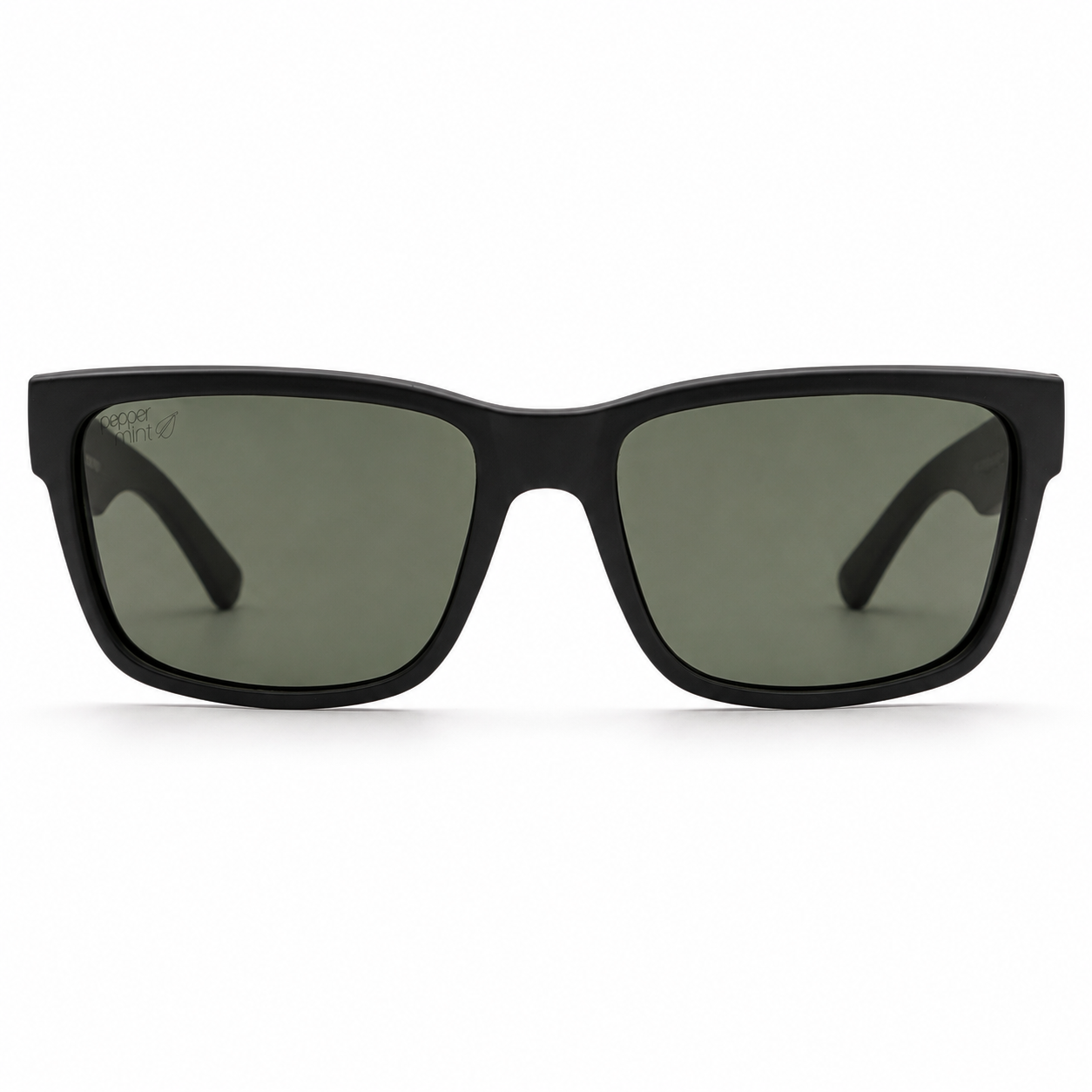 Lentes de Sol Polarizados UV400 Rectangular Negro Peppermint