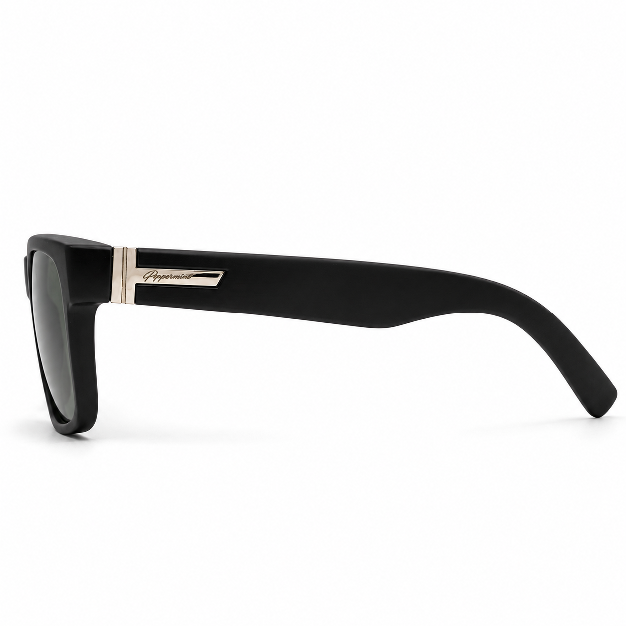 Lentes de Sol Polarizados UV400 Rectangular Negro Peppermint