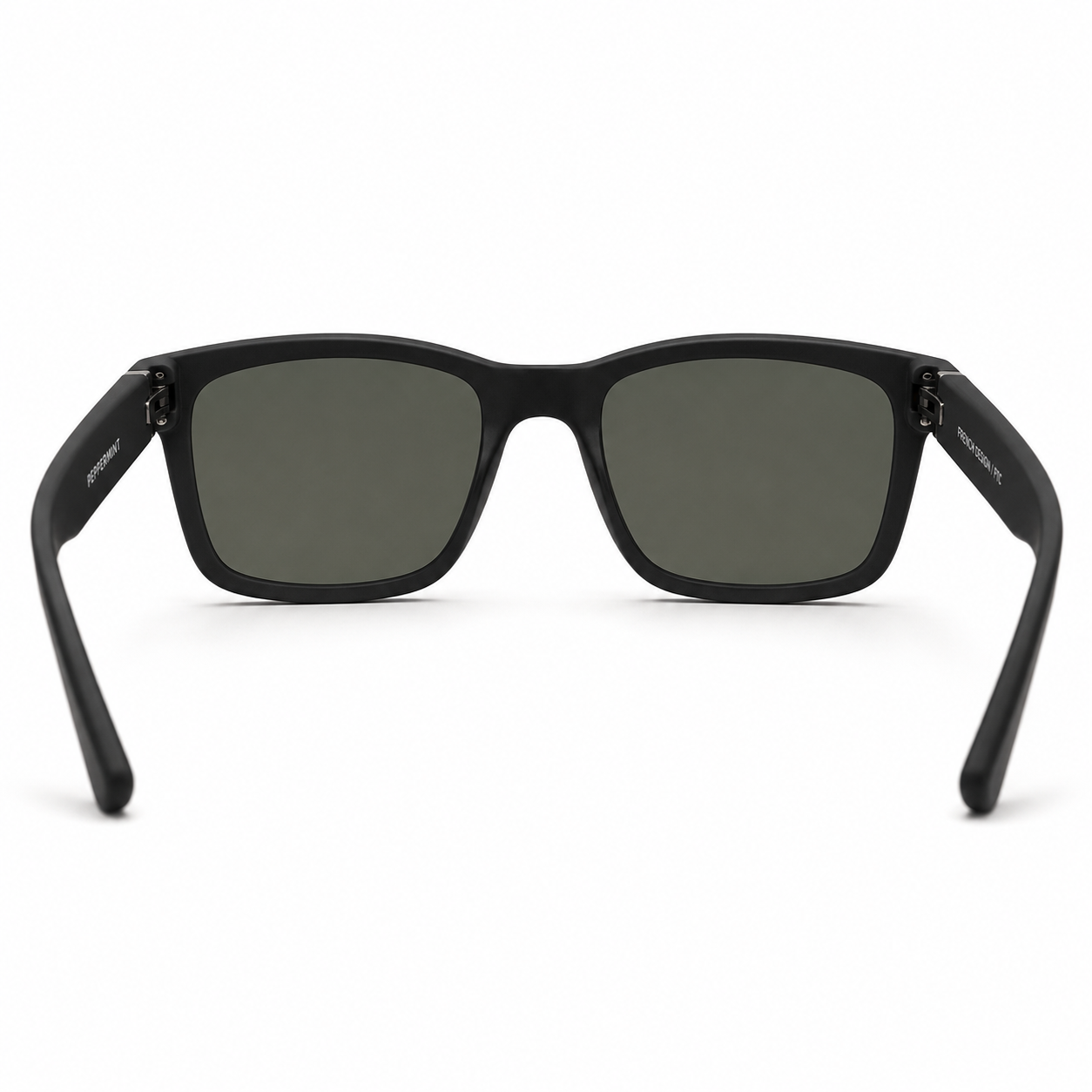 Lentes de Sol Polarizados UV400 Rectangular Negro Peppermint