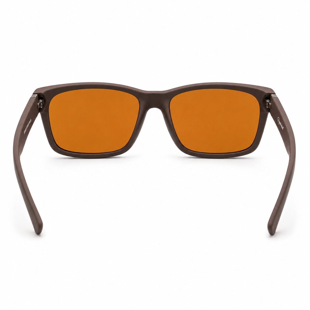Lentes de Sol Polarizados UV400 Rectangular Café Detalle Metálico Hombre Peppermint