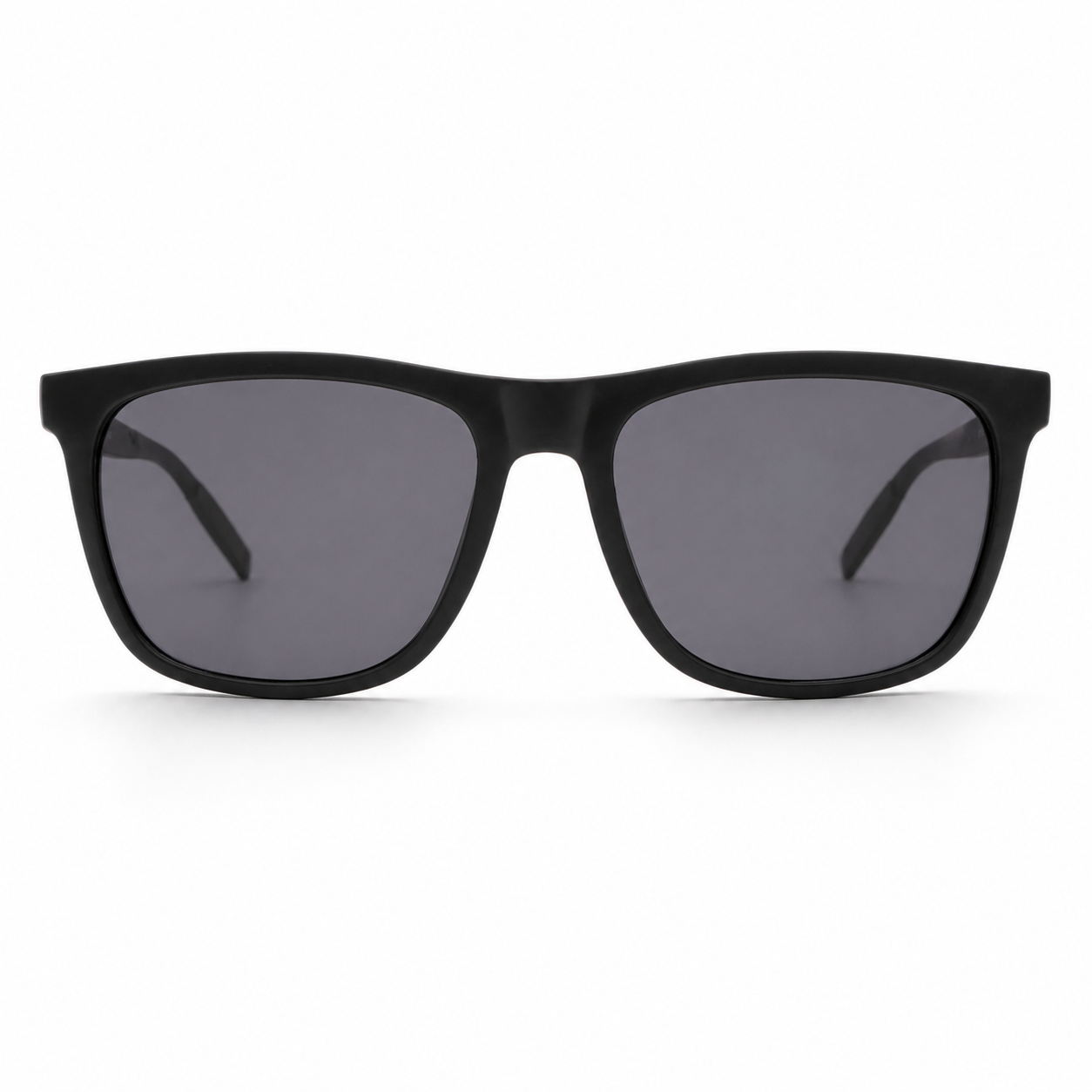 Lentes de Sol UV400 Rectangular Negro Varilla Metálica Hombre Peppermint