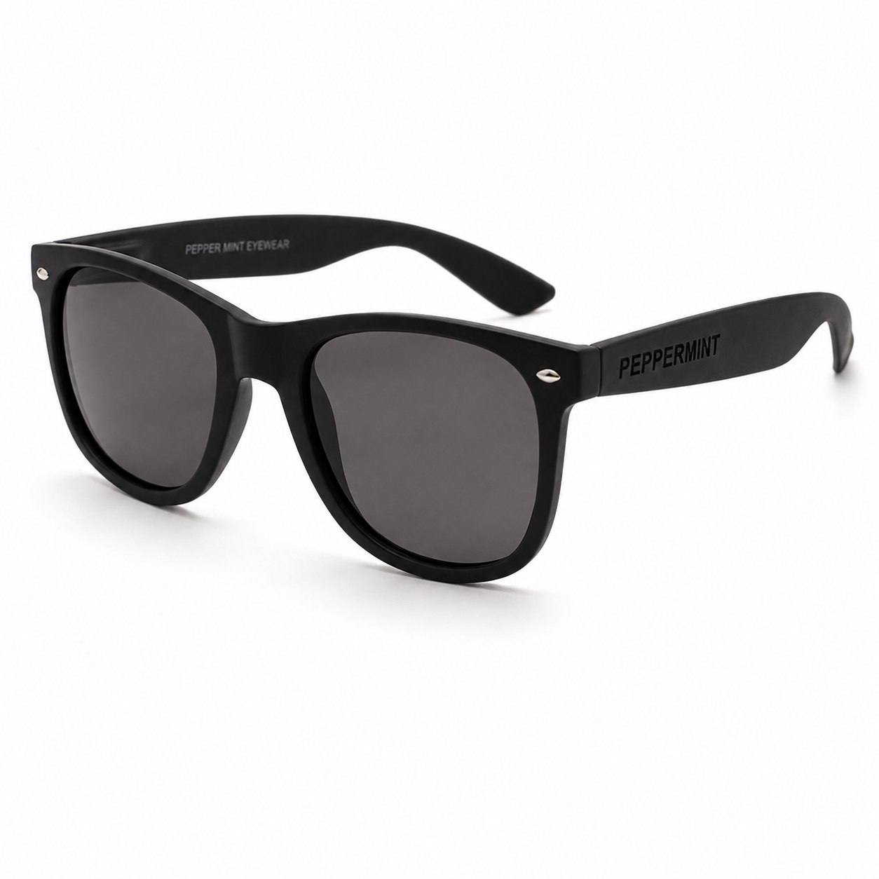Lentes de Sol UV400 Clásico Negro Peppermint