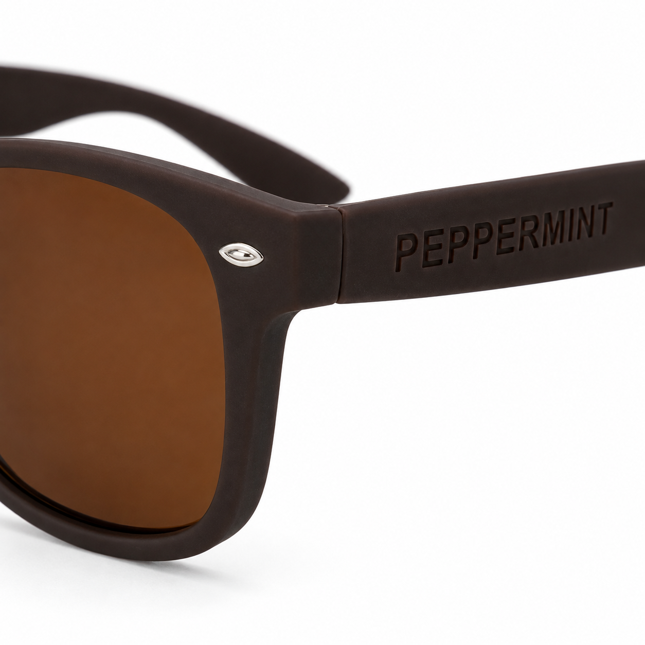 Lentes de Sol UV400 Clásico Full Brown Peppermint