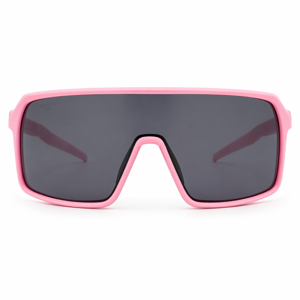 Lentes de sol deportivo marco rosado Peppermint vista frontal