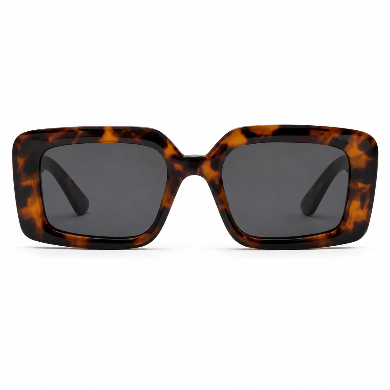 Lentes de Sol Polarizados UV400 Rectangular Alargado Carey Peppermint