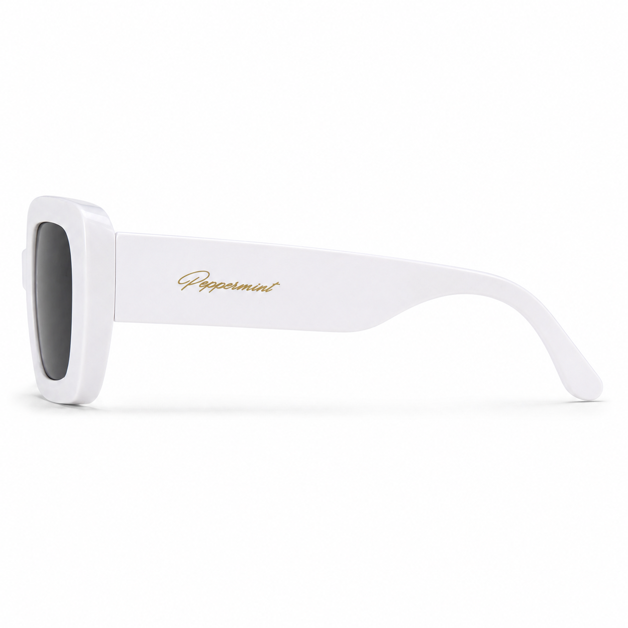 Lentes de Sol UV400 Rectangulares Blanco Peppermint