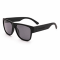 Lentes de sol UV400 negro mate rectangular Peppermint