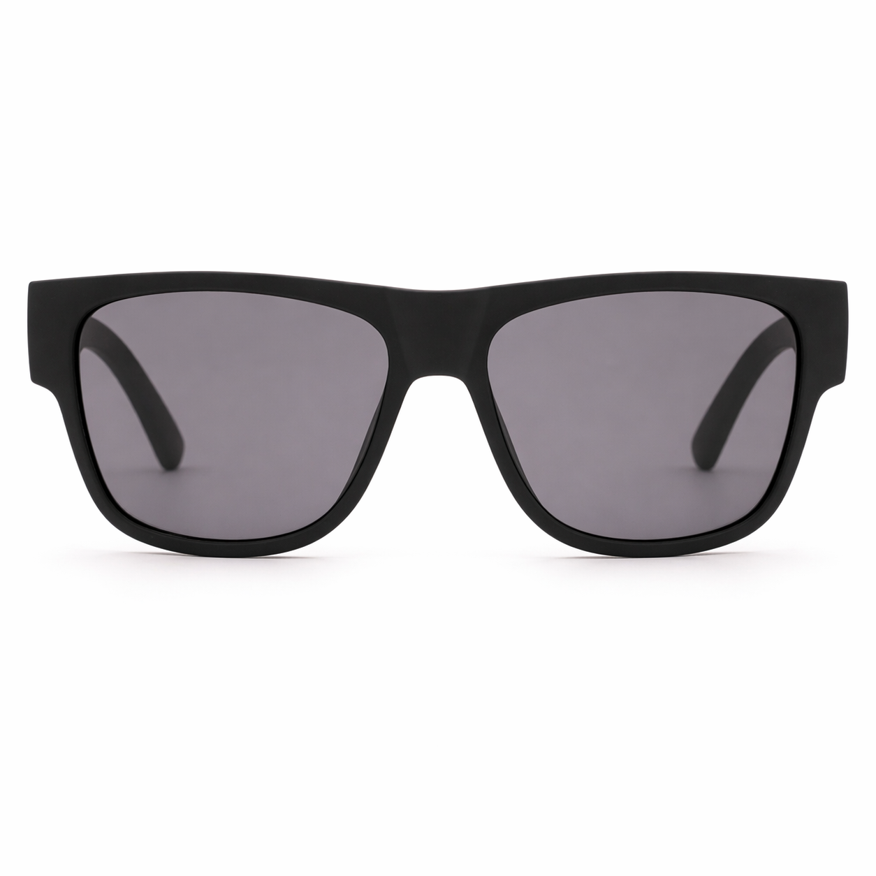 Lentes de Sol UV400 Negro Mate Full Black Rectangular Peppermint
