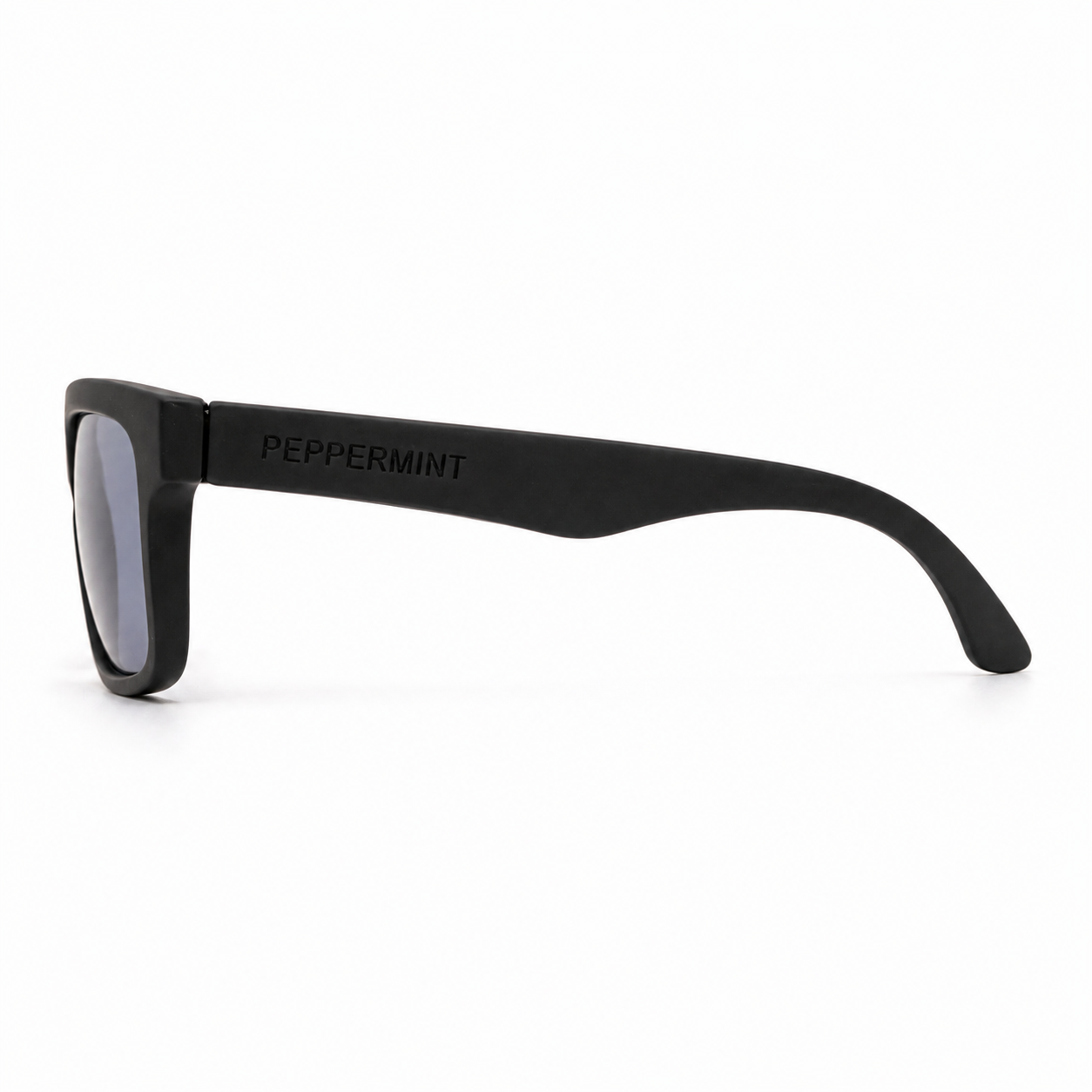 Lentes de Sol UV400 Rectangular Negro Hombre Peppermint