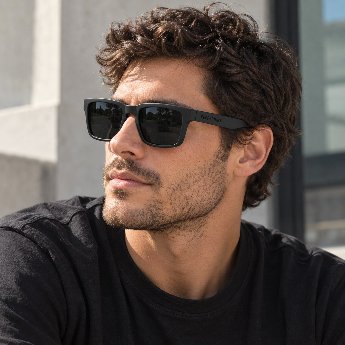 Lentes de sol Logan Black polarizados UV400 Peppermint – foto 6