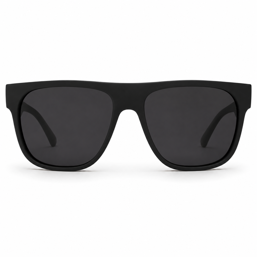 Anteojo de Sol UV400 Marco Recto Negro Mate