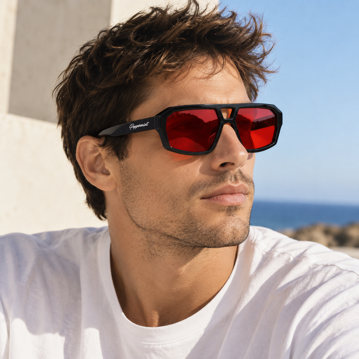 Lentes de sol Miami Red UV400 Peppermint – foto 6