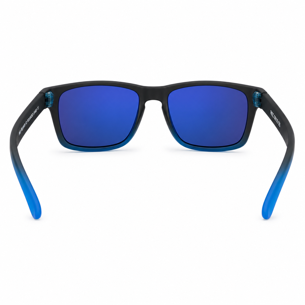 Lentes de Sol UV400 Azul Degradado Lente Espejo Azul Peppermint