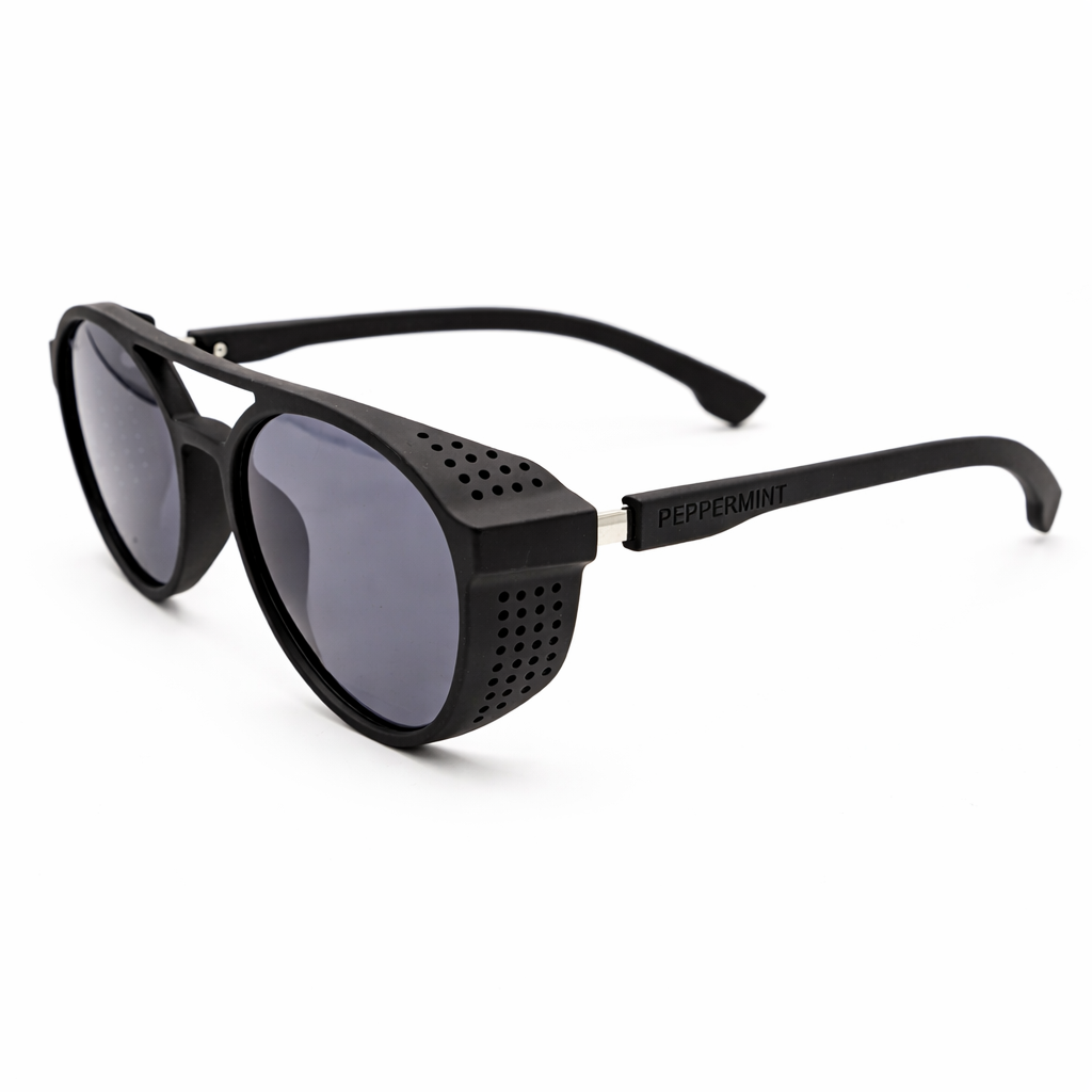 Lentes de Sol UV400 Full Black Mate Peppermint
