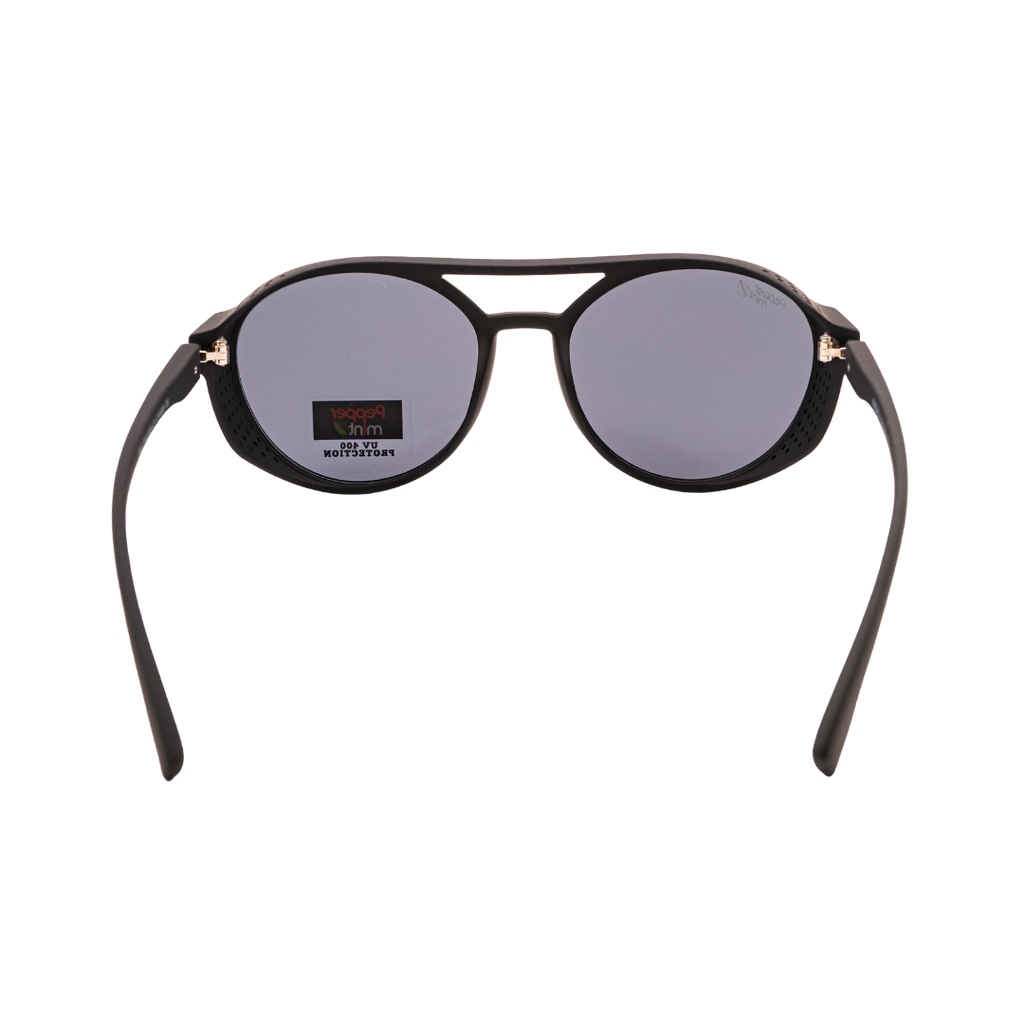 Lentes de sol hombre full black UV400 Peppermint vista lateral