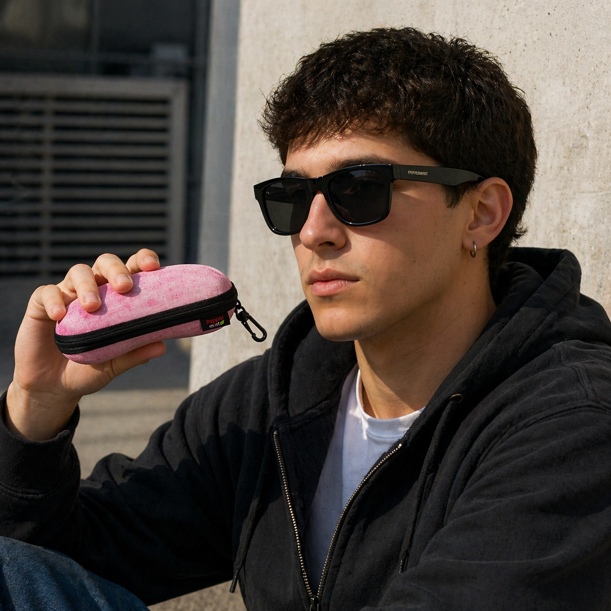 Estuche para Lentes Rosado Peppermint