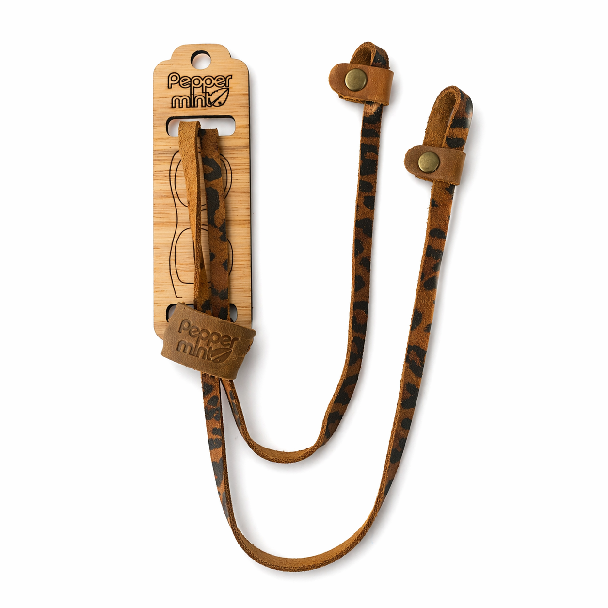 Strap Cuero Animal Print Café Peppermint