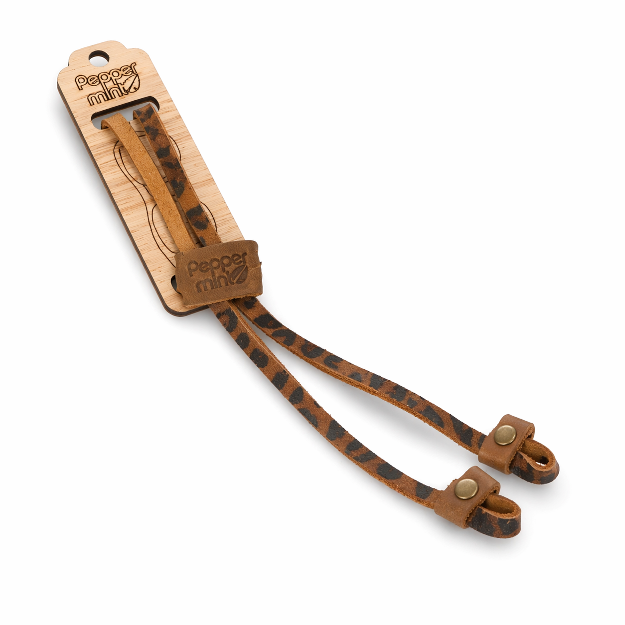 Strap Cuero Animal Print Café Peppermint
