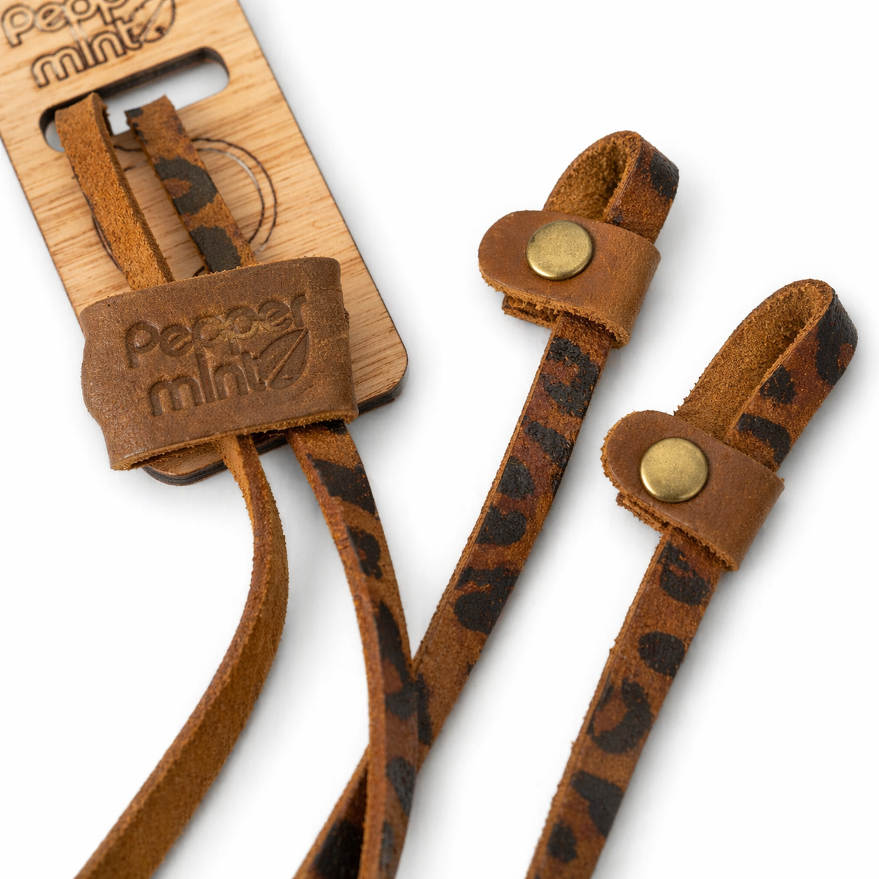 Strap Cuero Animal Print Café Peppermint