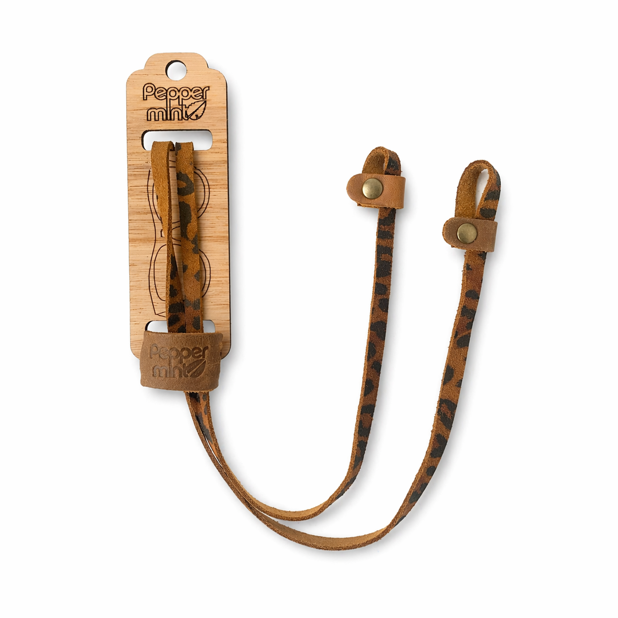 Strap Cuero Animal Print Café Peppermint
