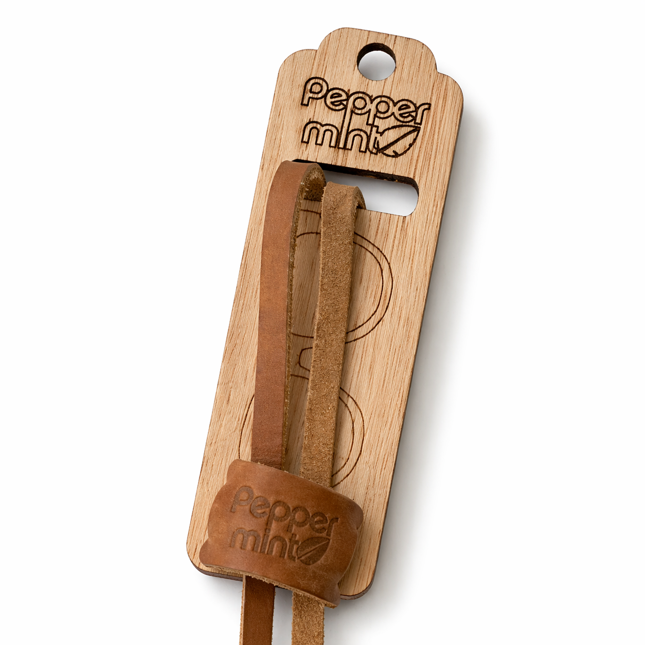Strap Cuero Natural Peppermint