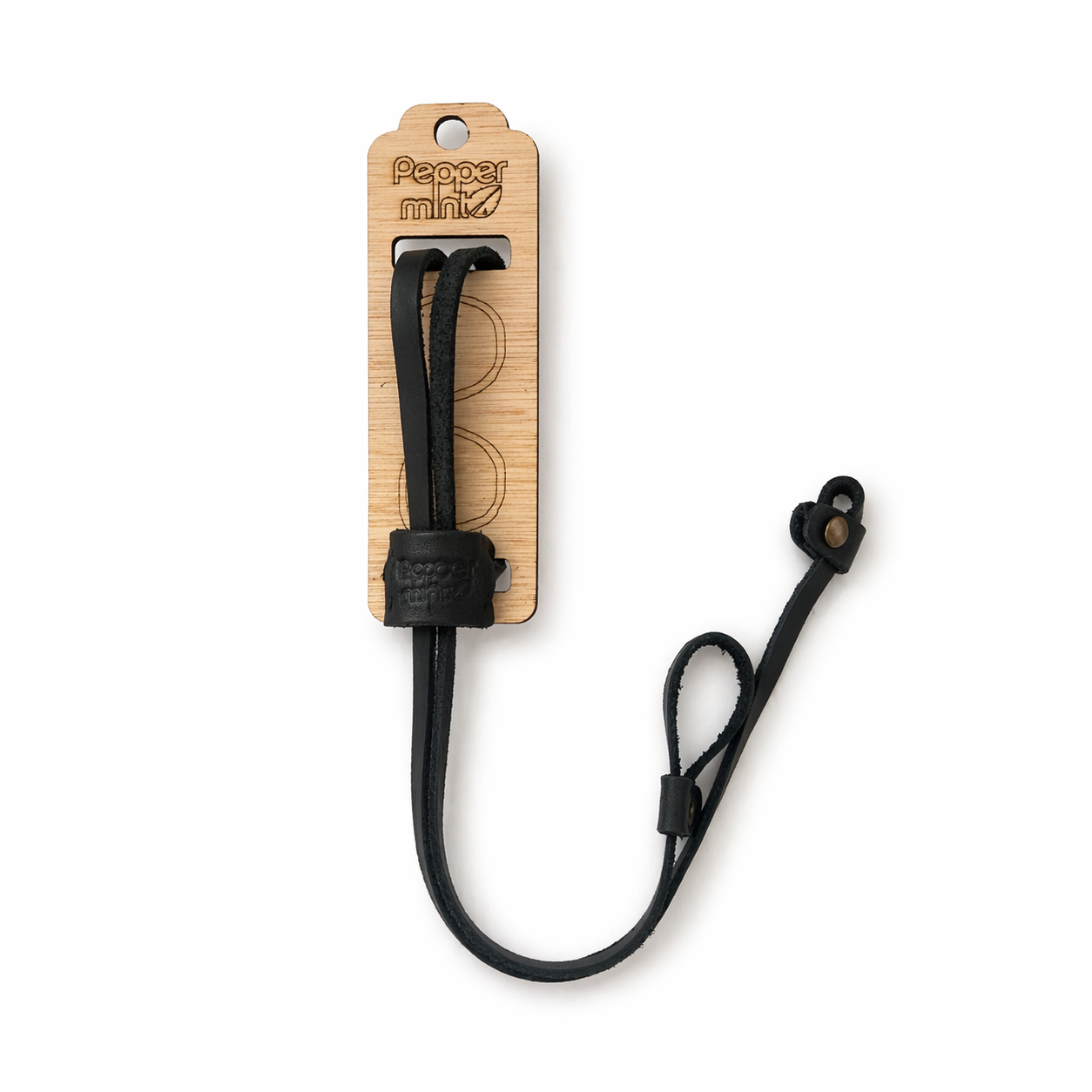 Strap Cuero Negro Peppermint