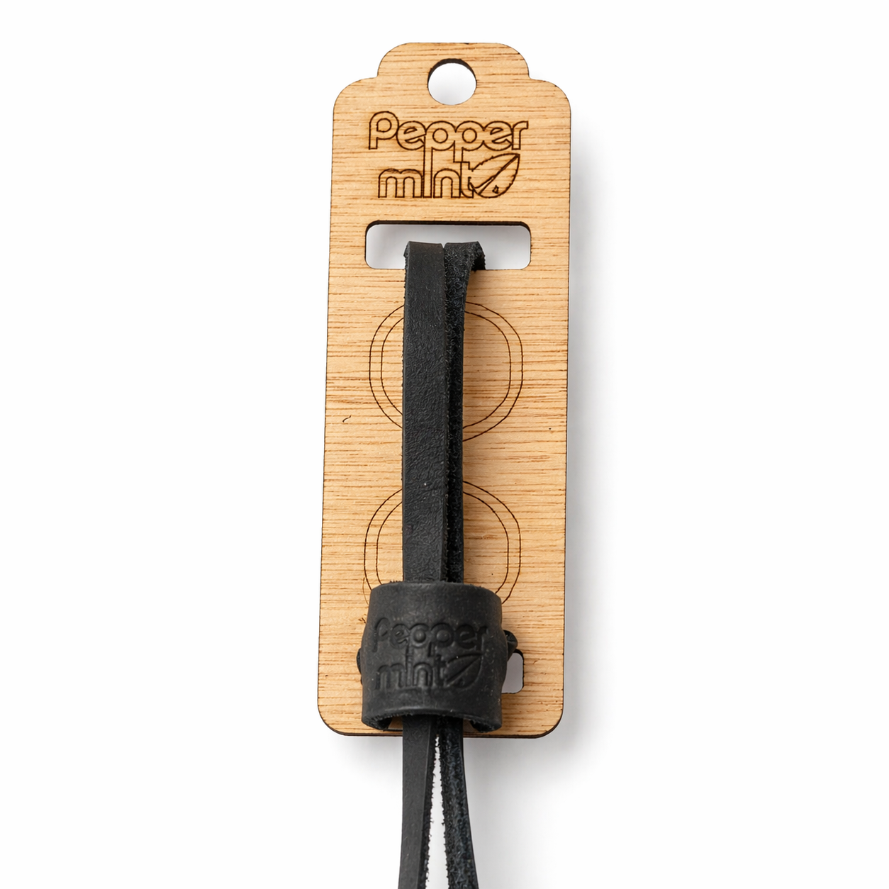 Strap Cuero Negro Peppermint