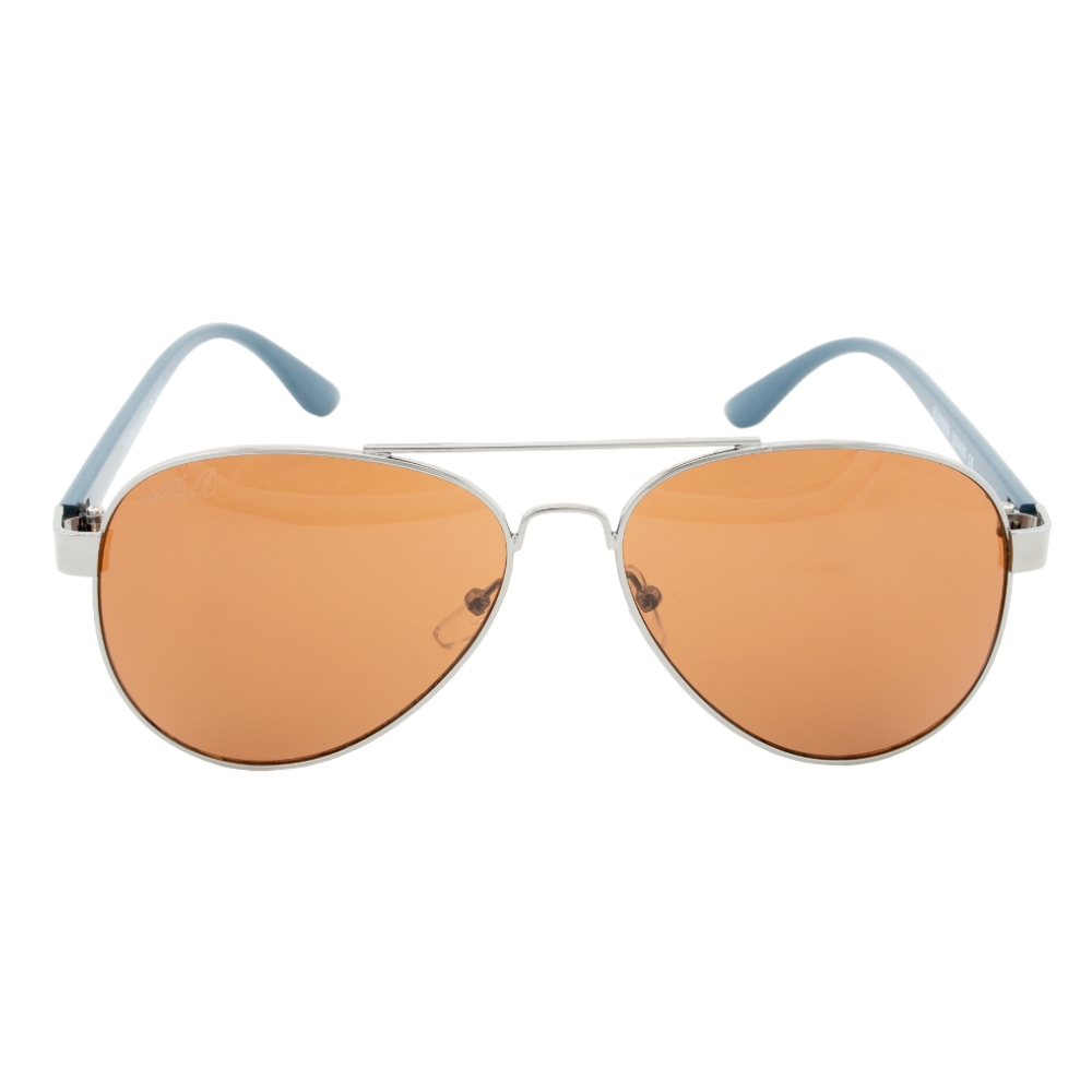 Aviator Brown Silver