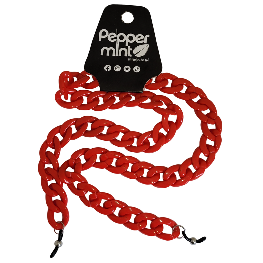 Strap Acrílico Rojo